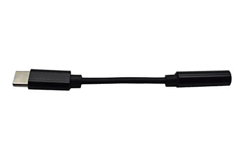 USB-C ljudadapter digital, svart för smartphones, surfplattor, ultrabooks, handhållna konsoler, hörlurar, headset, hi-fi-system, soundbars