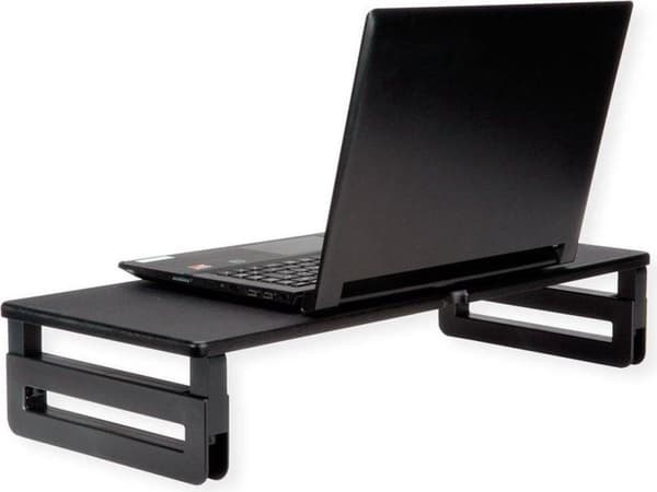 Værdi ergonomisk skærmstativ / riser XL / sort