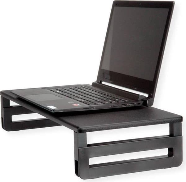 Værdi ergonomisk skærmstativ / riser XL / sort
