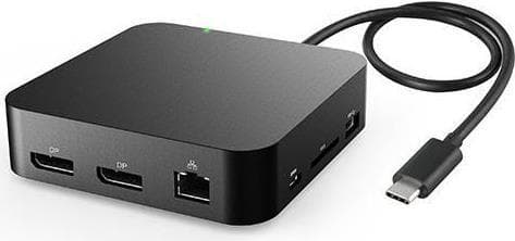 Gearlab GLB232003. Værtsgrænseflade: USB 2.0 Type-C, Hub-grænseflader: DisplayPort, RJ-45, USB 3.2 Gen 1 (3.1 Gen 1) Type-A, Slot type kabellås: Kensi