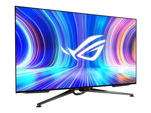 ASUS ROG Swift OLED PG42UQ - OLED-skjerm - gaming - 42" - 3840 x 2160 4K @ 138 Hz - 450 cd/m² - 135000:1 - HDR10 - 4xHDMI, DisplayPort - høyttalere