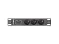 Miniatyrbillede 4 af 4: Lanberg PDU-03E-0200-BK strømfordelingsenhed (3 AC-udgange) 1U, sort