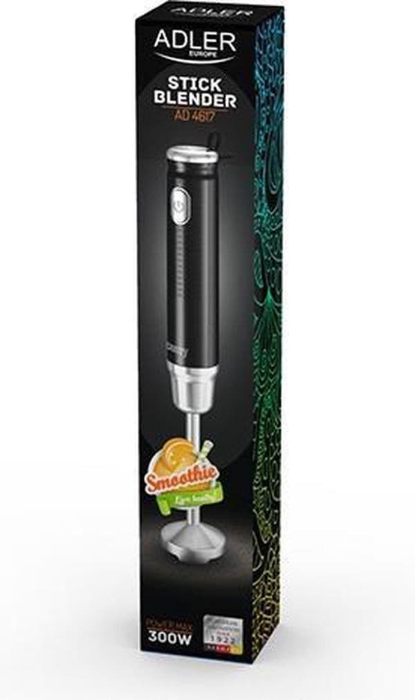 Adler AD 4617 - Stavmixer - 300 Watt - svart