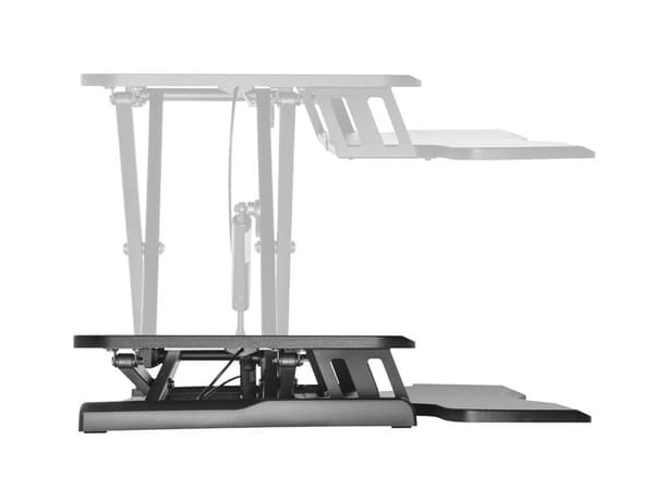 Utrusta 650840 plattskärmsbordsfäste Fristående svart (650840)