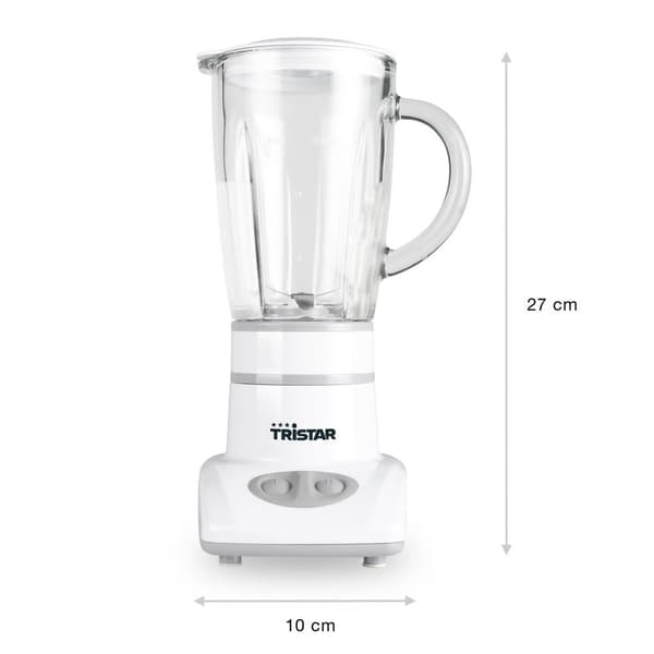 Tristar BL-4431 Blender - för Shakes och Smoothies - 450 ml - Vit