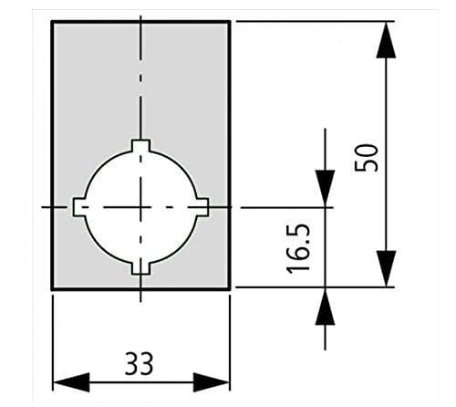 Eaton EMERGENCY STOP -kyltti tyhjä M22-XZK (216470)