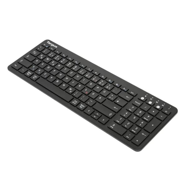 Targus mellemstørrelse antimikrobielt Bluetooth universaltastatur (tysk) (AKB863DE)
