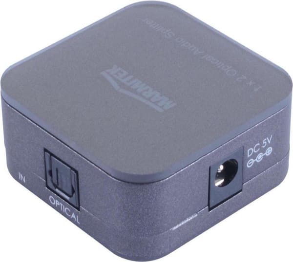 Marmitek Split TS12 digital optisk Toslink audio splitter 1 ind - 2 ud