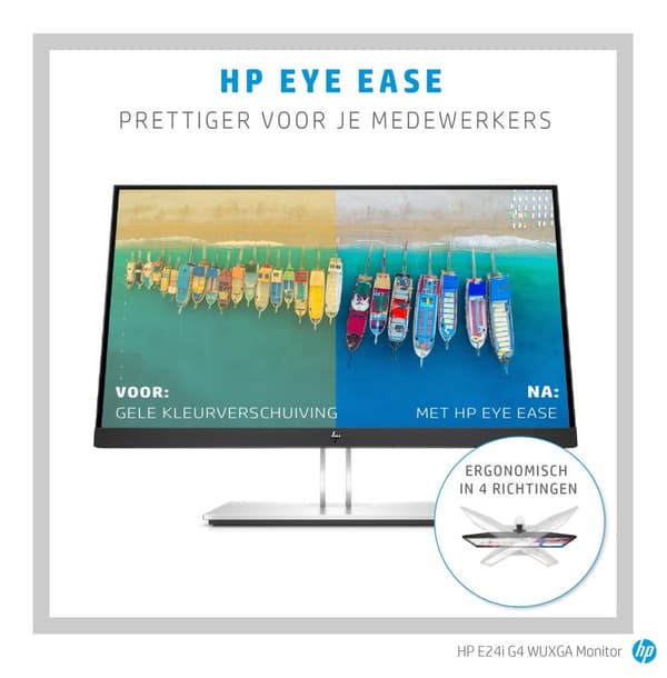 HP Elitedisplay E24i G4 - WUXGA IPS-skärm - 24 tum