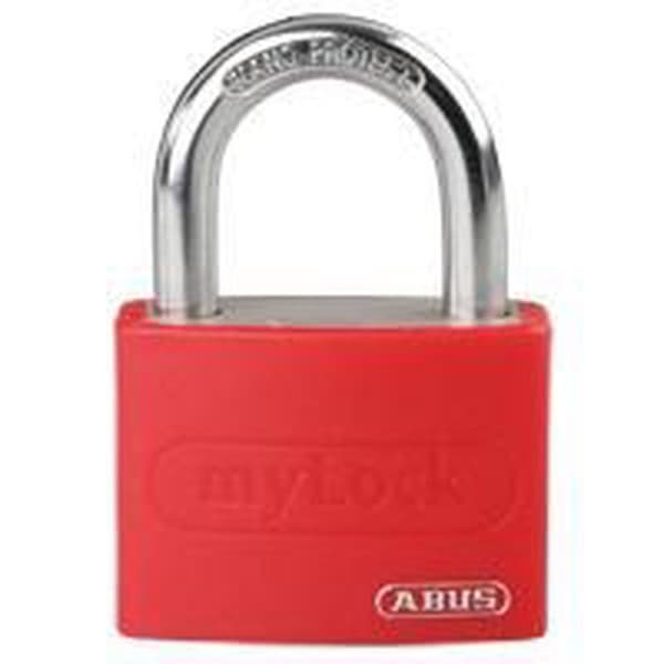 ABUS hänglås Serie T65AL, individuellt låsande, bygelhöjd 23 mm Gul