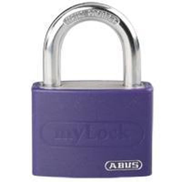 ABUS hänglås Serie T65AL, individuellt låsande, bygelhöjd 23 mm Gul