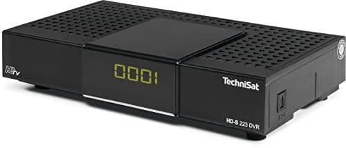 TechniSat HD-S 223 DVR - Kompakti HD-satelliittivastaanotin USB-tallennustoiminnolla (Sat DVB-S2, HDTV, HDMI, USB-mediasoitin, ohjelmalista, uniajasti