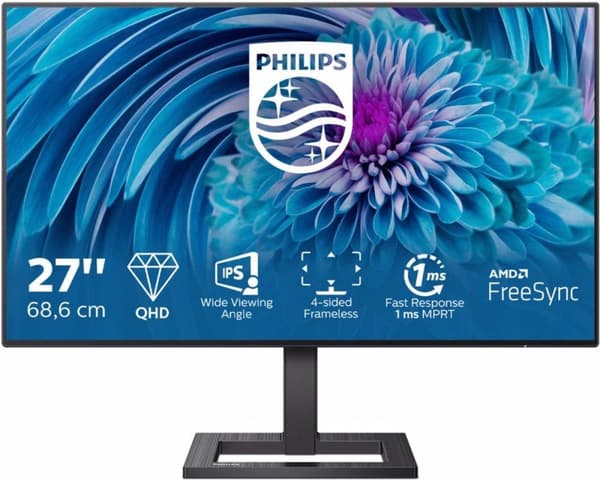 Philips 275E2FAE - QHD IPS-skärm - 27 tum