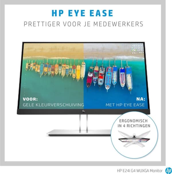 HP Elitedisplay E24i G4 - WUXGA IPS-skärm - 24 tum