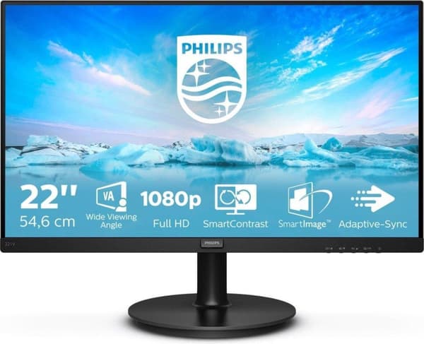 Monitor Philips 221V8/00 21,5" FHD LED