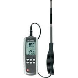 Voltcraft PL-135HAN kuumalangallinen tuulimittari, jossa lämpötilan mittaustoiminto ja USB-liitäntä, teleskooppi (PL-135HAN)