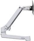 Ergotron LX arm-, forlænger- og kravesæt - monteringskomponent (ledarm, installationshardware, hættedæksel, stangring) - til skærm - matsort - stangmo