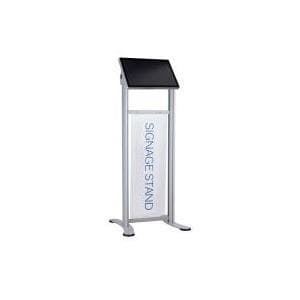 ROLINE Digital Signage - Stand Up för LCD-skärm - Grå - Monteringsgränssnitt: 100 x 100 mm, 75 x 75 mm, 200 x 100 mm - Stående (17.03.1251)