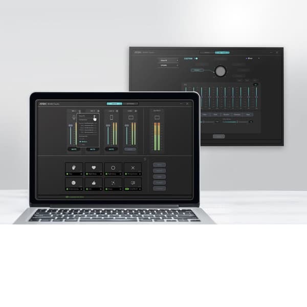 ATEN MicLIVE 6-CH - Ääniliitäntä - 24-bittinen - 96 kHz - USB-C