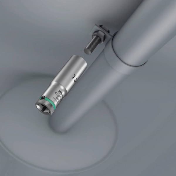 Wera B Deep 05005440001 Fatningssæt Inch 3/8 9-delt