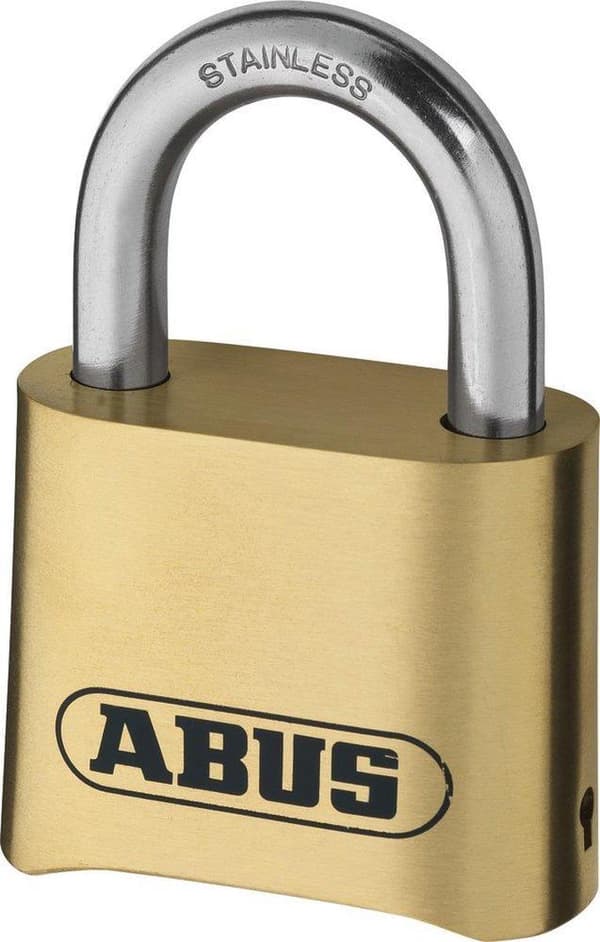 Abus 180IB/50 mässing Kombinationslås 53 x 75 mm