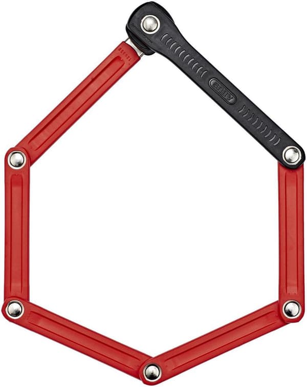 Abus taittuva lukko Bordo Lite 6055/85 punainen - SL780646