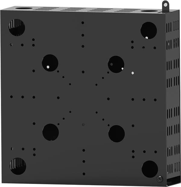 HAGOR HP PC Box Box sisältösoittimelle/mini PC:lle voidaan käyttää myös kiinteänä seinätelineenä 66-81cm näytölle VESA max 200x200mm (8901)