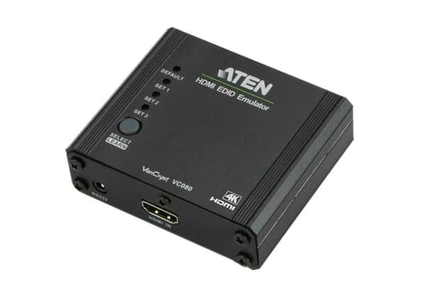 HDMI-omvandlare HDMI-ingång - HDMI-utgång Svart