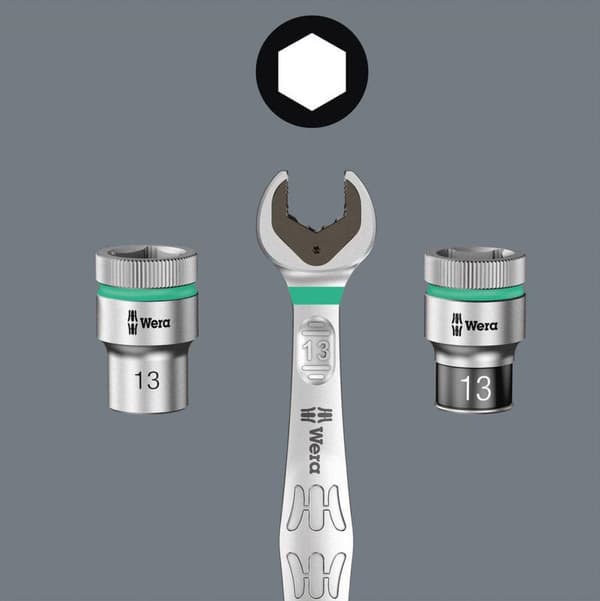 Wera A Imperial 05005420001 Hylsnyckelset Inch 1/4 9-delat