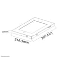 Miniatyrbillede 4 af 4: Neomounts fra Newstar IPAD2N-UN20 - monteringssæt (tyverisikring) - til tablet - aflåselig - stål - sort - monteringsgrænseflade: 100 x 100 mm - til A