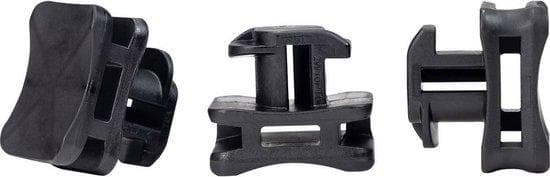 HellermannTyton 151-03055 ACFM2W10PT6-PA66/6HIRHS-BK Fastener varmestabiliseret slagfast sort pakke med 25 stk. (151-03055)