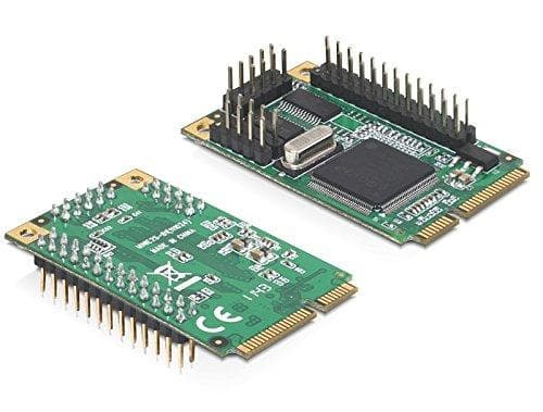 DeLOCK MiniPCIe I/O - PCI Express 1.1 - 2 x sarjaportti RS-232, 1 x rinnakkaisliitäntä (95232)