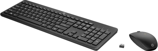 HP 150 - tastatur og mus sæt - QWERTY - Engelsk - sort