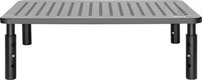 SpeaKa Professional SP-MR-210 Monitor Booster Højdeområde: 100 til 140 mm Sort (SP-9430120) Sort