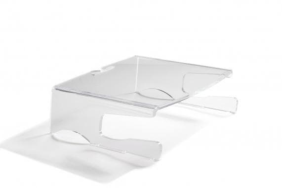 Bakker Elkhuizen Q-riser 100 - Monitorstativ (BNEQR100) Transparent