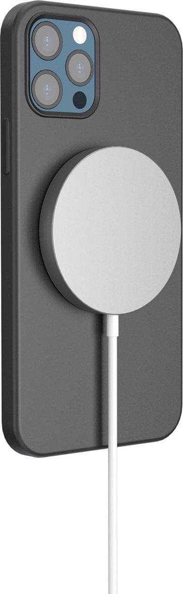 RealPower PC-MagSet - 20W USB-C snabbladdare - väggladdare inkl magnetisk laddningskabel med trådlös laddningsplatta - vit