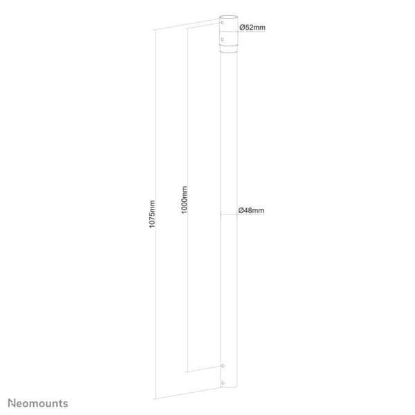 Neomounts NewStar förlängningsstång (NS-EP100BLACK)