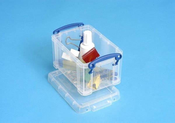 Riktigt Användbar Box 07 liter genomskinlig