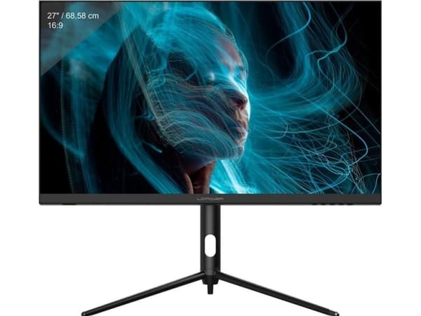 LC-Power M27-FHD-144, 68,6 cm (27"), 1920 x 1080 pikseliä, Full HD, 1 ms, Musta