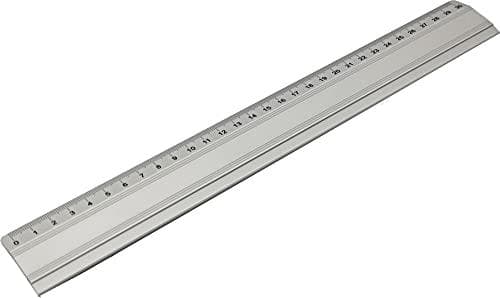 Wedo alumiiniviivain 30 cm liukumattomalla kumisisäkkeellä 525330