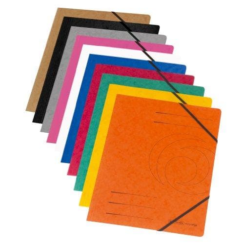 herlitz 972430 11387172 kulmakiinnike A4 Laadukas punainen 5 kappaleen pakkaus