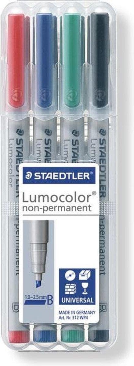 Lumocolor B icke-permanent - Box 4 st