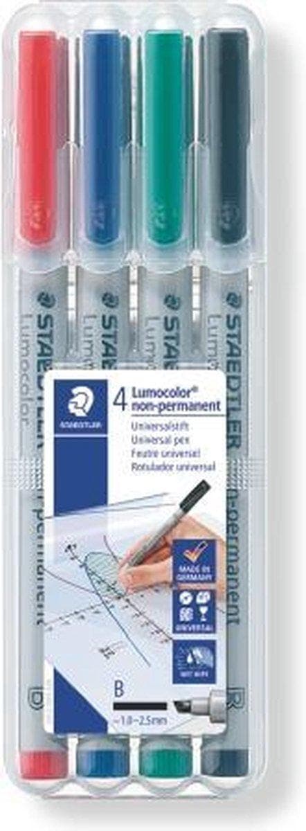 Lumocolor B icke-permanent - Box 4 st