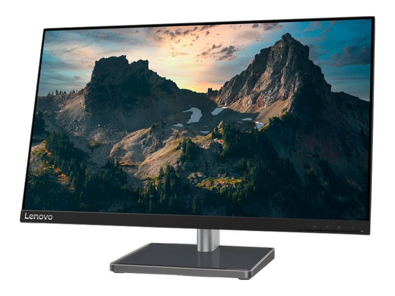 LENOVO L27Q-38 27 INCH 2K QHD GAMING MONITOR (VA PANEL, 75HZ, 4MS, HDMI, DP, FREESYNC?, METAL STAND WITH SPEAKERS AND PHONE HOLDER) - LTPS STAND
