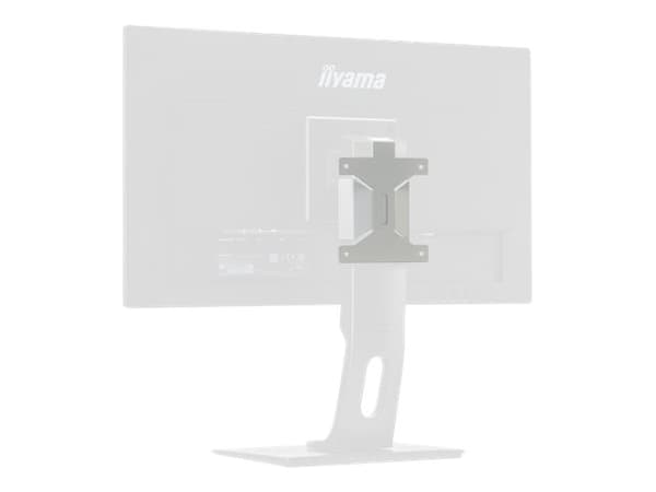 Iiyama - Komponenter for montering (VESA monteringsbrakett) - for mini PC - svart - monteringsgrensesnitt: 100 x 100 mm - skjerm
