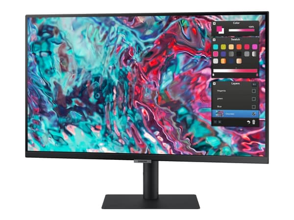 Samsung ViewFinity S8 S27B800TGU - S80TB Series - LED-skjerm - 27" - 3840 x 2160 4K UHD (2160p) @ 60 Hz - IPS - 350 cd/m² - 1000:1 - HDR10 - 5 ms - H
