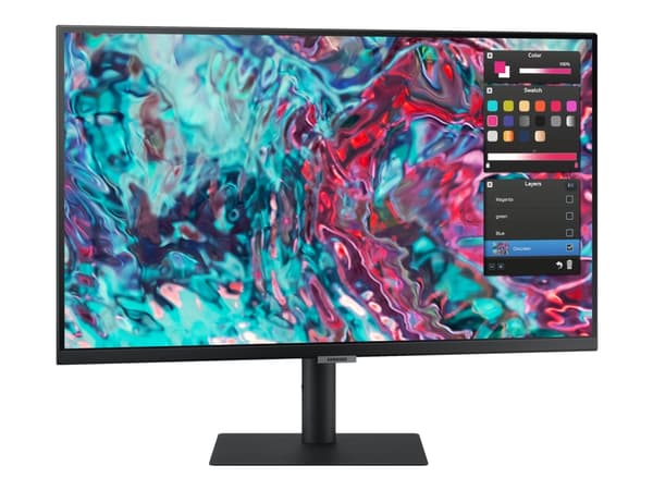 Samsung ViewFinity S8 S27B800TGU - S80TB Series - LED-skjerm - 27" - 3840 x 2160 4K UHD (2160p) @ 60 Hz - IPS - 350 cd/m² - 1000:1 - HDR10 - 5 ms - H