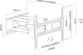 Miniatyrbillede 2 af 2: Værdi 17.99.1205 TV-beslag 177,8 cm (70") Sort