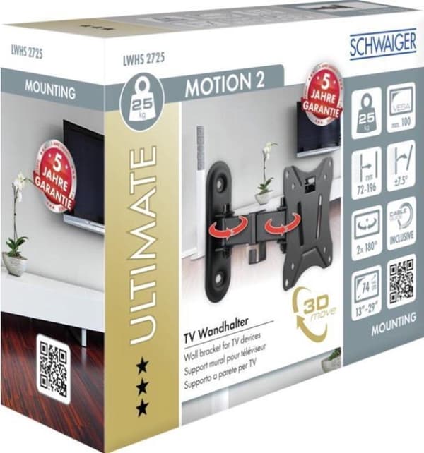 Schwaiger MOTION 2 73,7 cm (29'') Sort