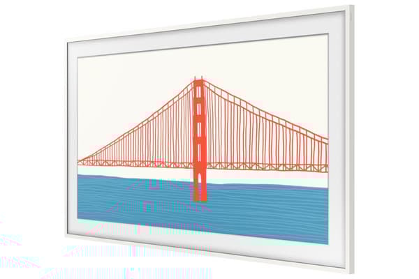 Samsung - The Frame (2021) - 43" Stel - Hvid - VG-SCFA43WTBXC